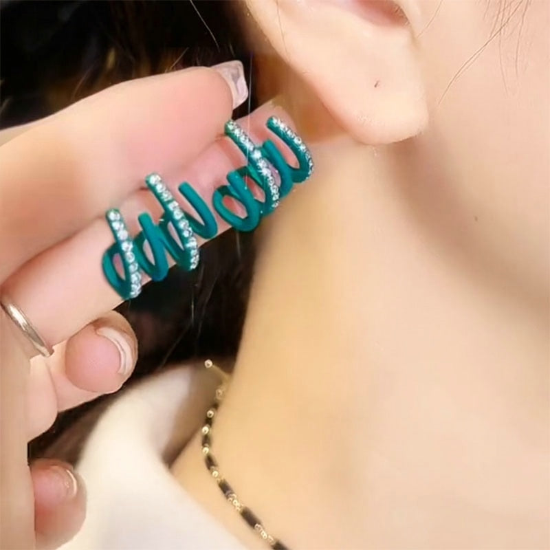 Shiny Four Claws Earrings Dainty Zircon Earring - Orchid Unique