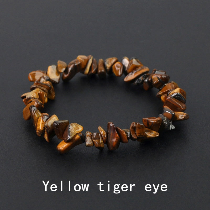 Irregular Energy Stone Bracelet - Orchid Unique