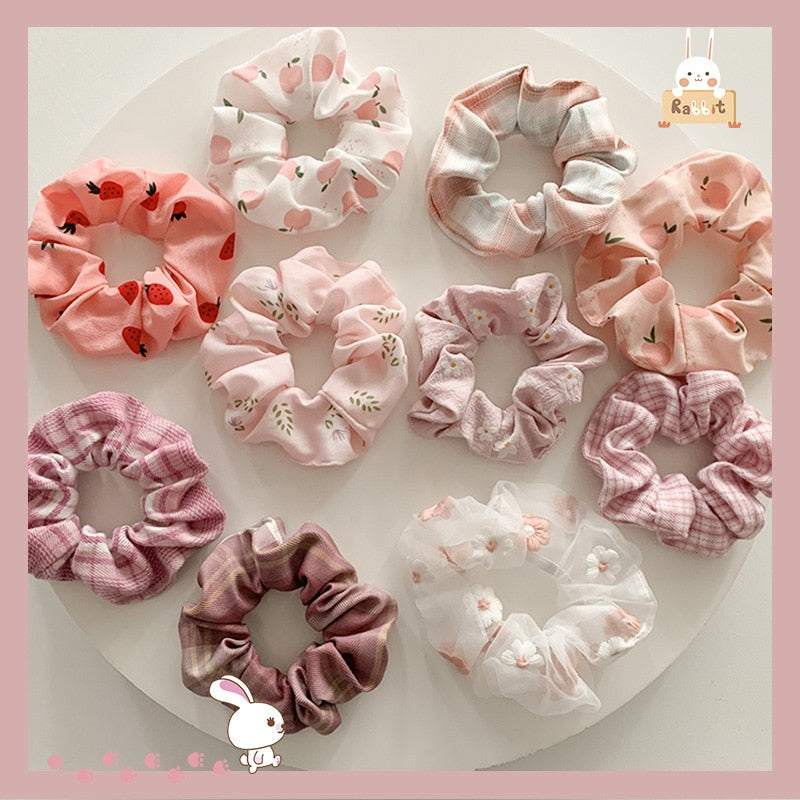 Hair Scrunchies - Orchid Unique