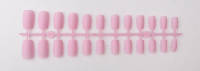 Matte False Nails Glue Square Head - Orchid Unique