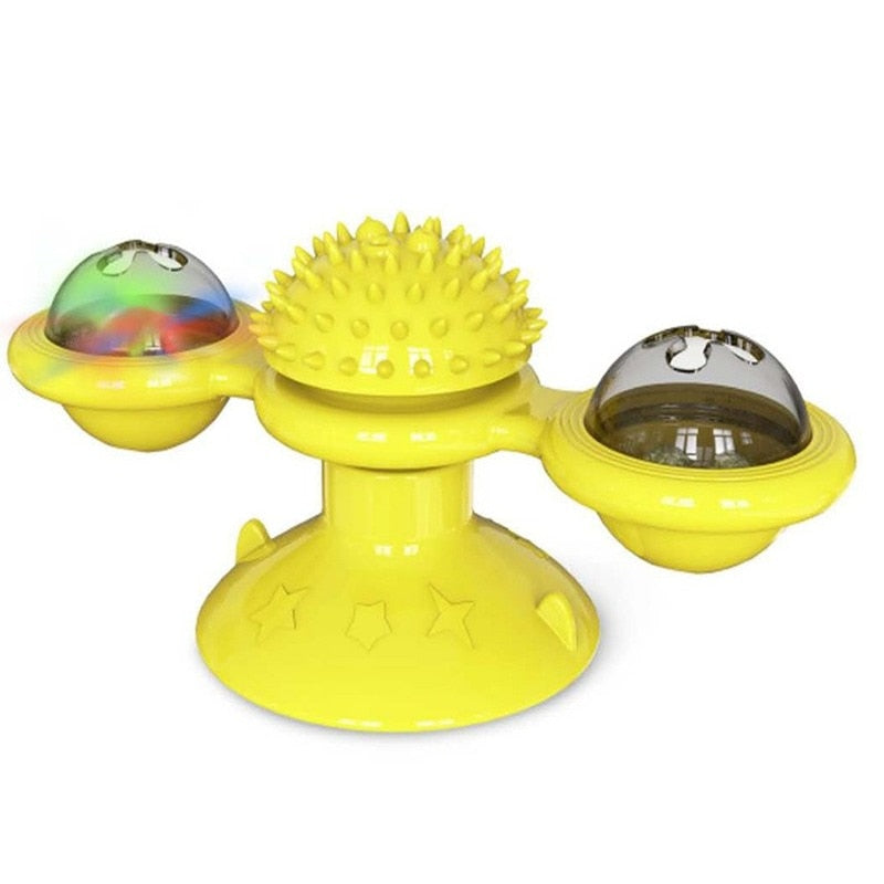 Interactive windmill cat toy - Orchid Unique