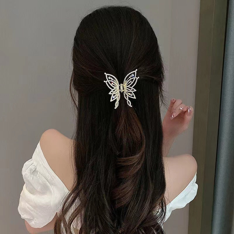 Hair Claw Butterfly Hair Clips - Orchid Unique