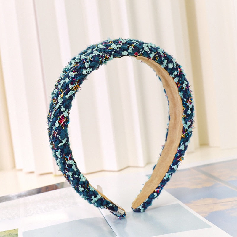 Color Fabric Casual Headband - Orchid Unique