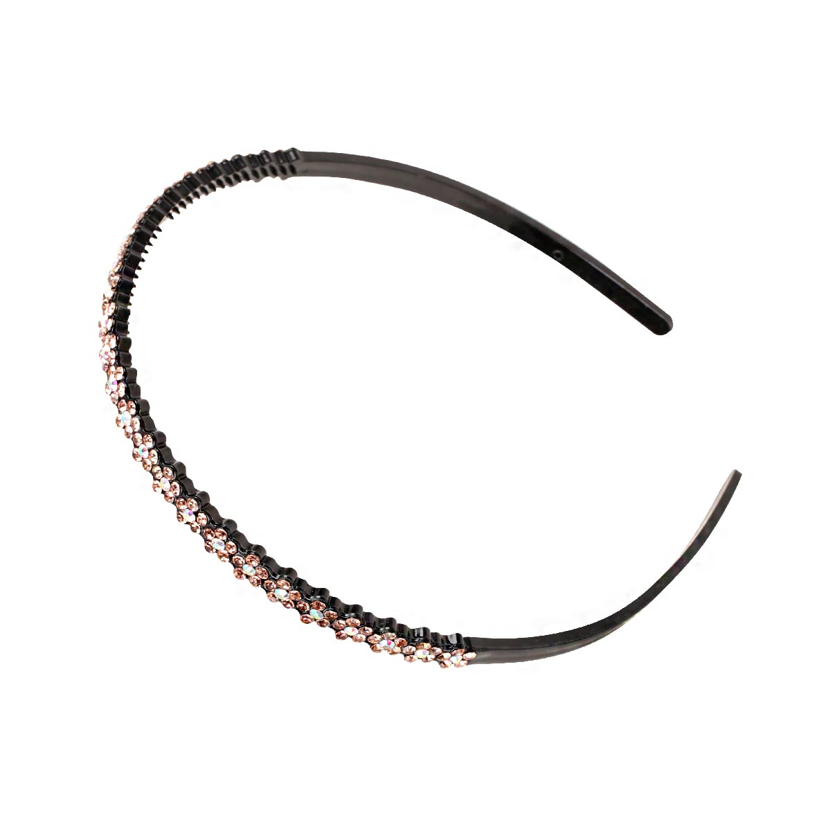 Fashion Pearl Non-Slip Rhinestone Hairbands Elastic Flower Women Hair Hoop Bands Headband Bezel Girls Hair Accessories Headdress - Orchid Unique