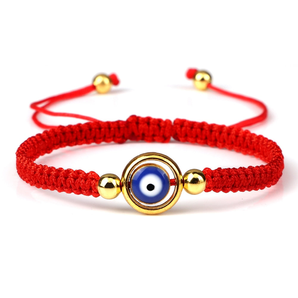 Evil Eye Braided Bracelet - Orchid Unique