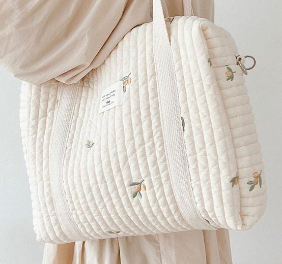 Cute Bear and Flower HandBag - Orchid Unique