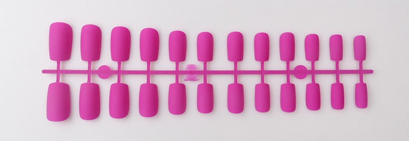 Matte False Nails Glue Square Head - Orchid Unique