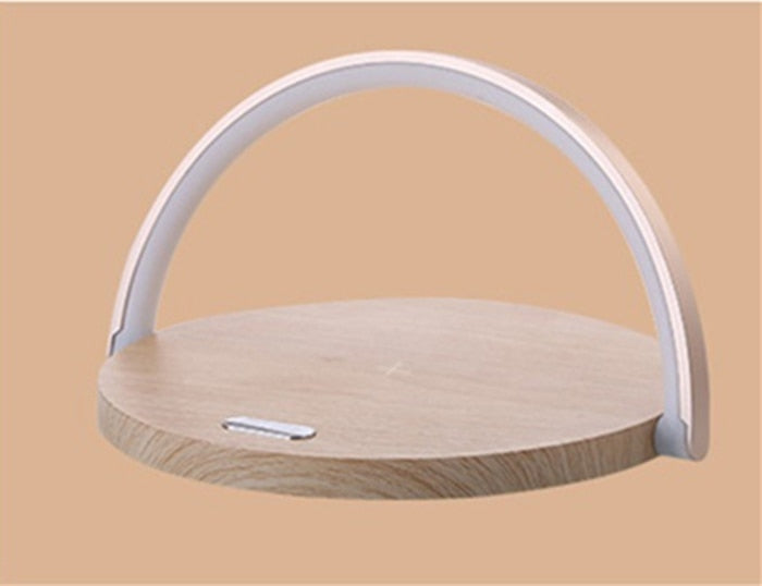High Power Phone Stand Wireless/Wooden Charging Lamp - Orchid Unique
