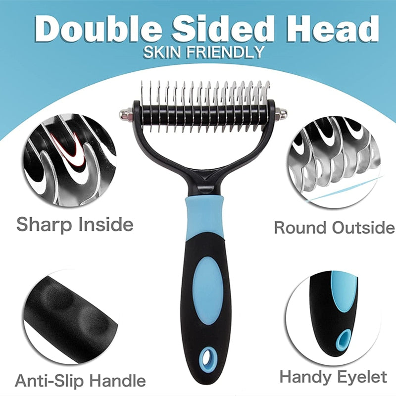 Professional Pet Deshedding Brush - Orchid Unique