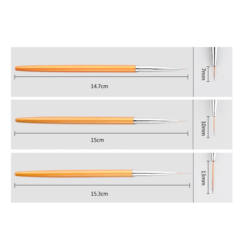 French Stripe Nail Art Liner Brush - Orchid Unique