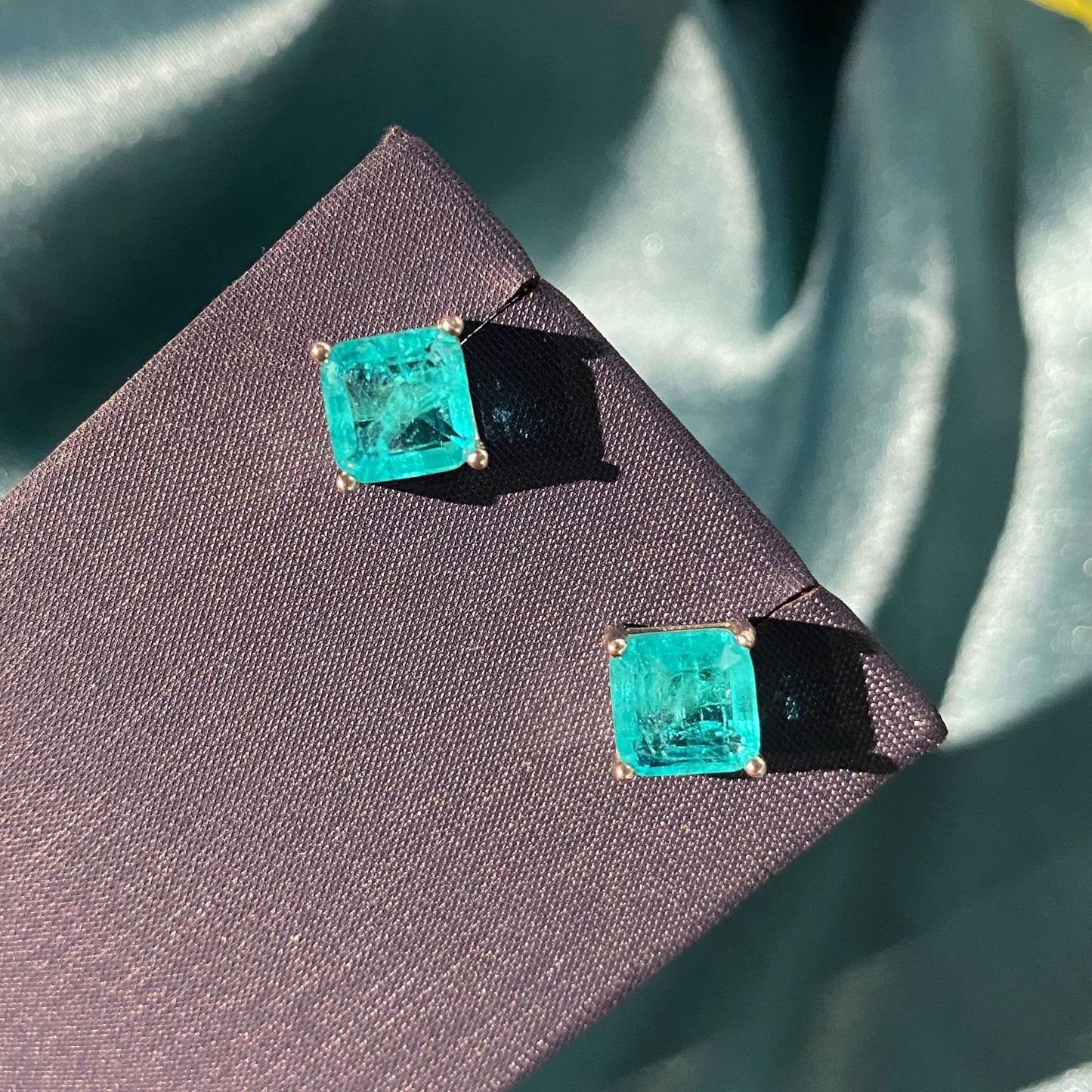 Tourmaline Gemstone Birthstone Earrings - Orchid Unique