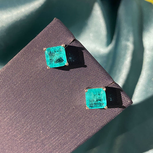 Tourmaline Gemstone Birthstone Earrings - Orchid Unique