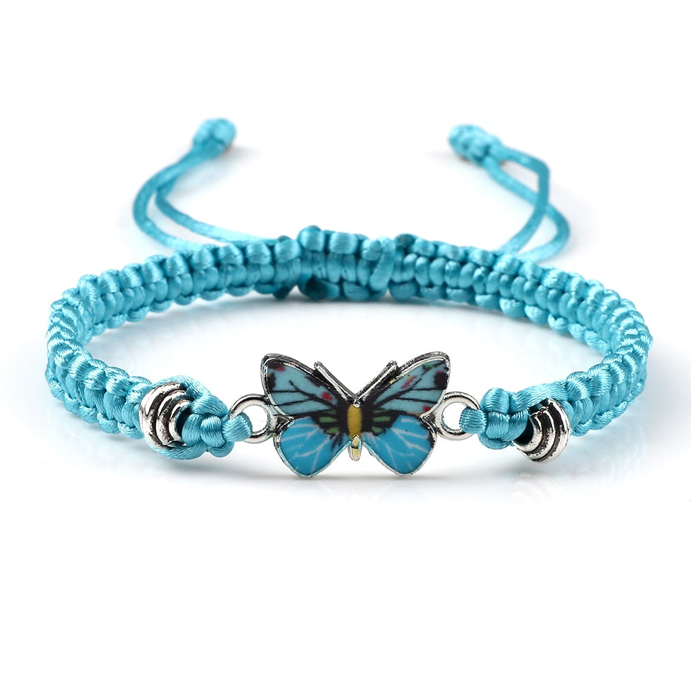 Handmade Braided String Bracelet - Orchid Unique