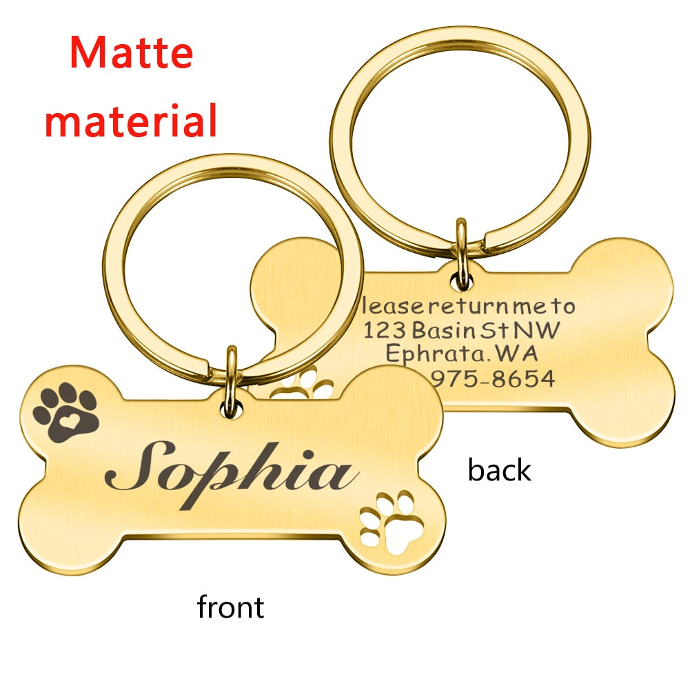 Customizable Dog Medal - Orchid Unique