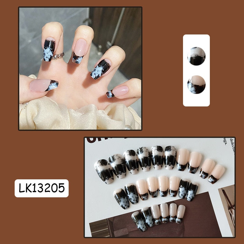 Cute Childlike Press on Nail Art - Orchid Unique