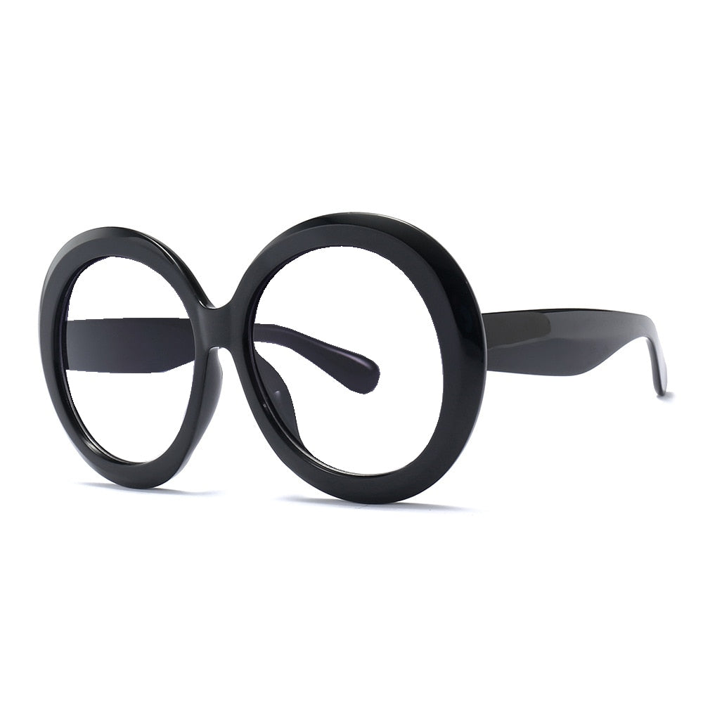 Oversized Unisex Round Sunglasses - Orchid Unique
