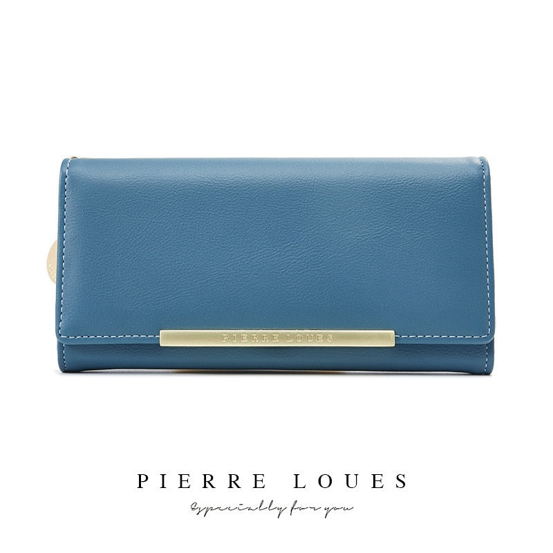 Leather Luxury Wallet - Orchid Unique
