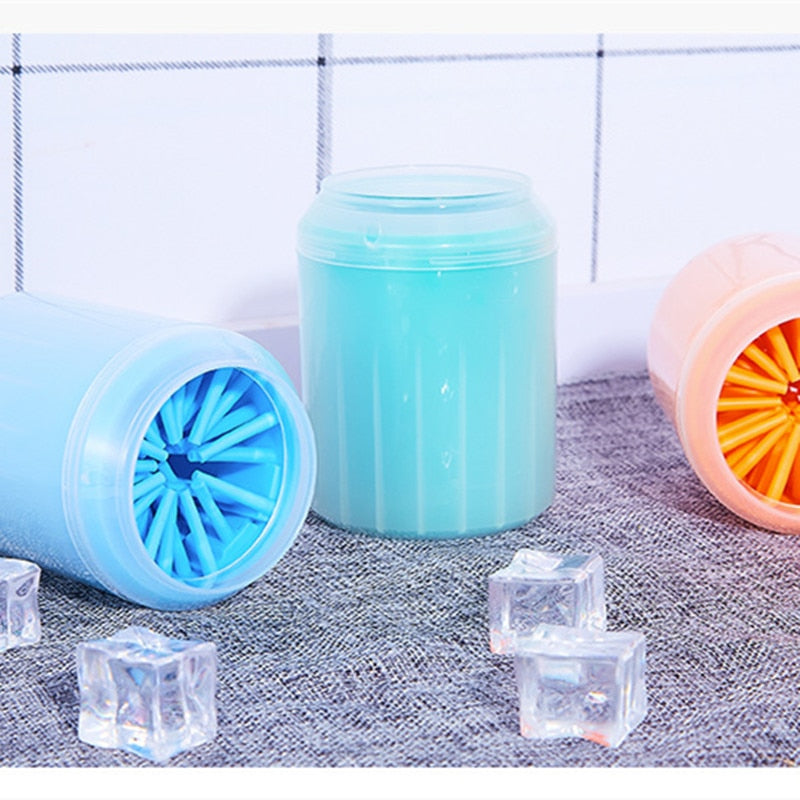 Dog Paw Cleaner Cup - Orchid Unique
