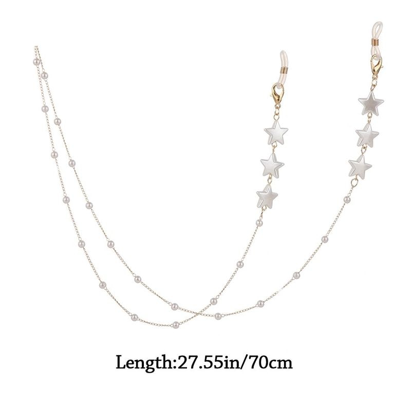 Colorful Crystal Beaded Sunglasses Chains - Orchid Unique