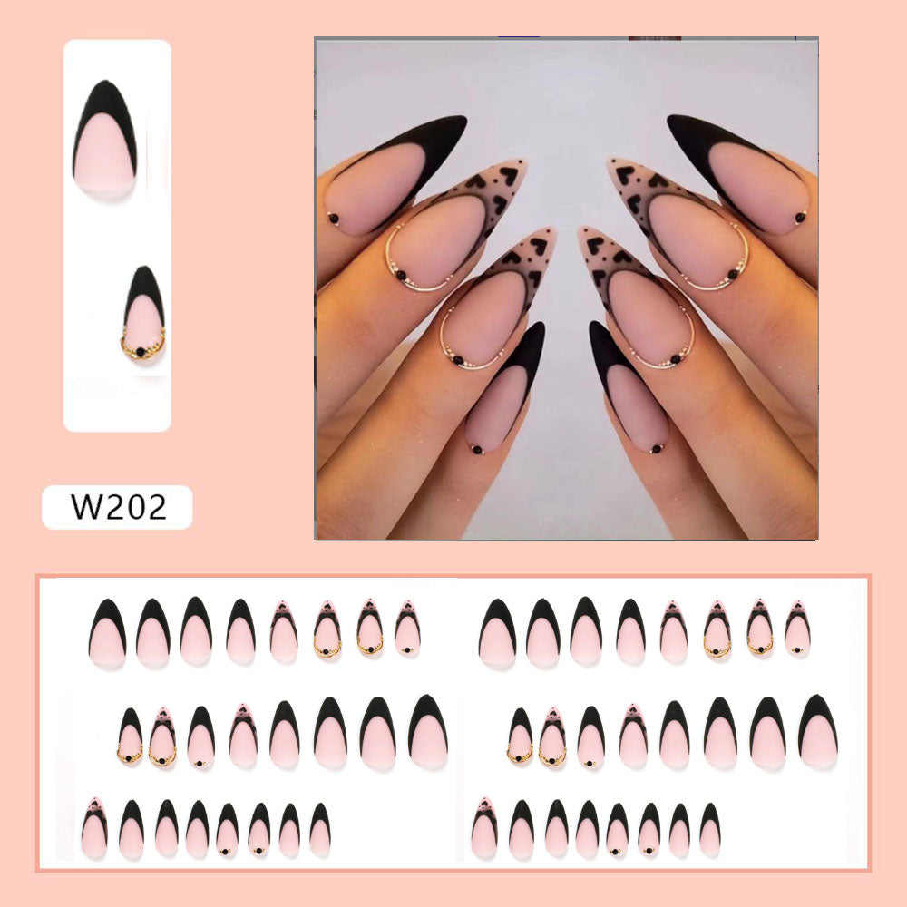 Long Stiletto False Nails - Orchid Unique