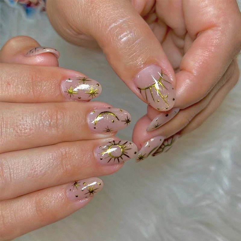 Cool Fashion Style False Nails - Orchid Unique