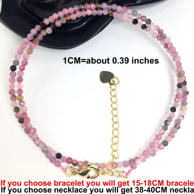 Faceted Gemstones beads Bracelet - Orchid Unique