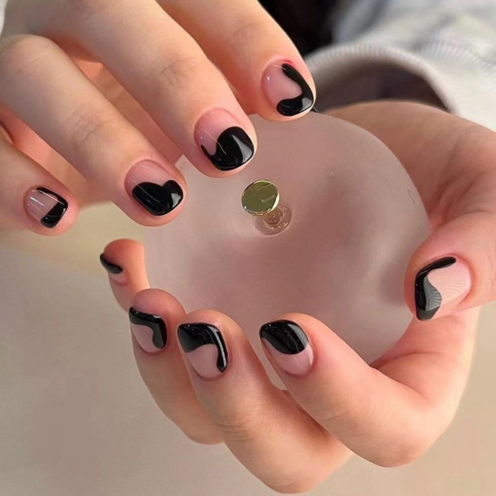 Short Round/Square Head False Nails - Orchid Unique