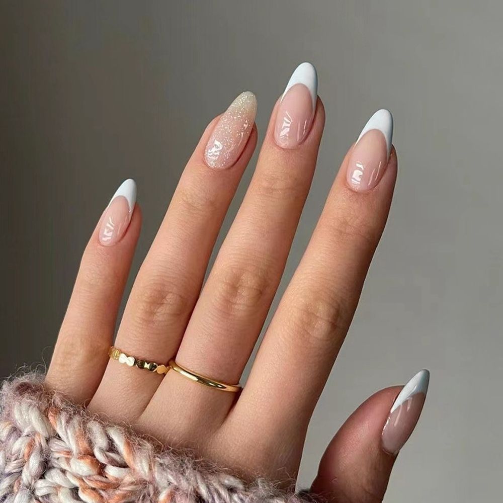 Almond Shape Fake Nails - Orchid Unique