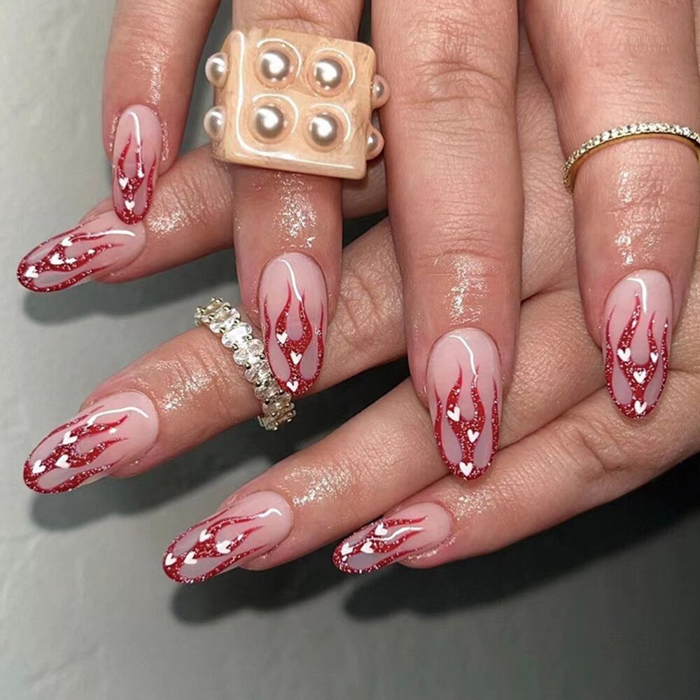 Cool Fashion Style False Nails - Orchid Unique