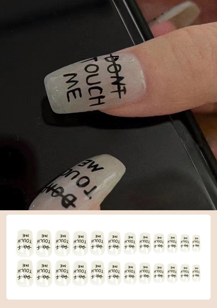 Jelly Press on Fake Nails - Orchid Unique