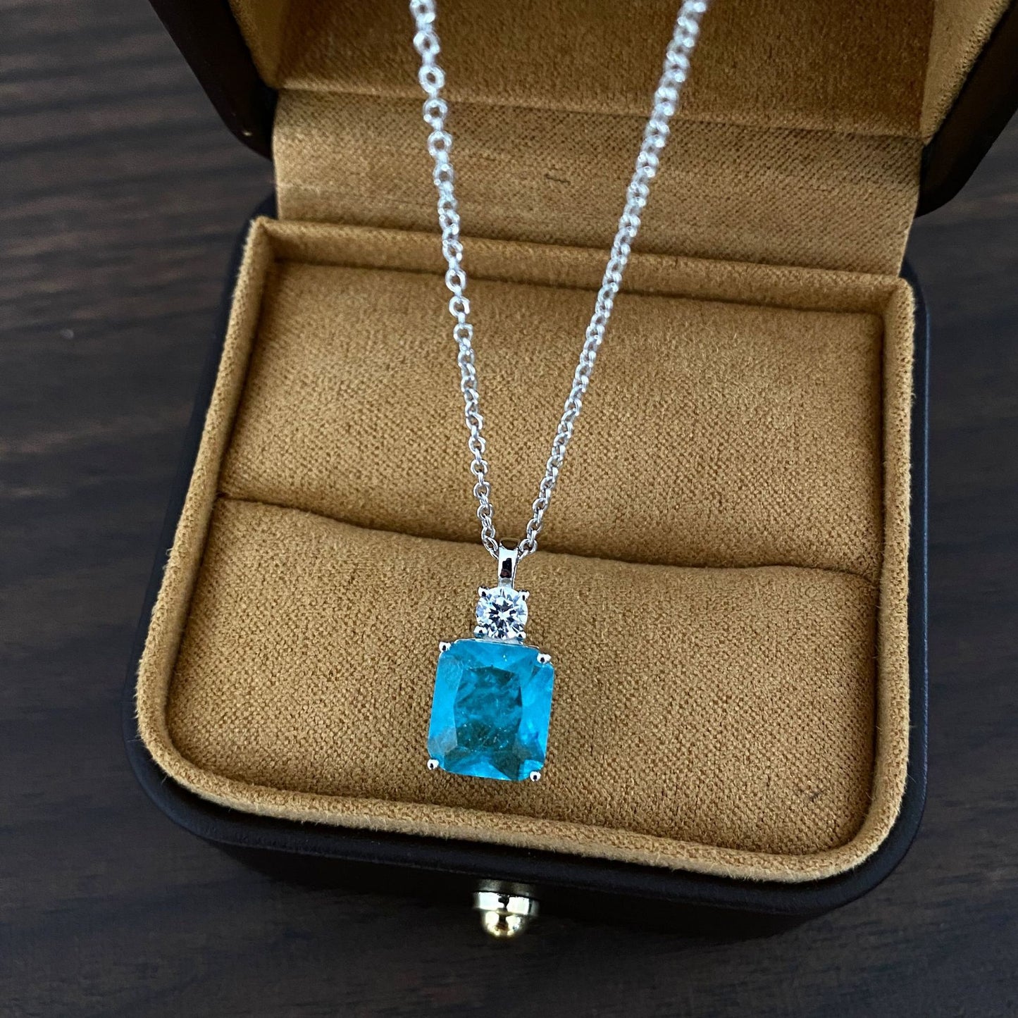 Tourmaline Gemstone Pendant Necklaces - Orchid Unique
