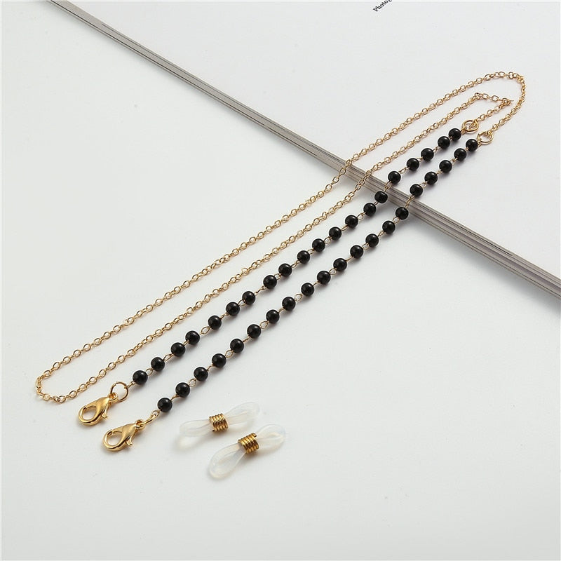 Pearl Beaded Trendy Eyeglasses Chains - Orchid Unique