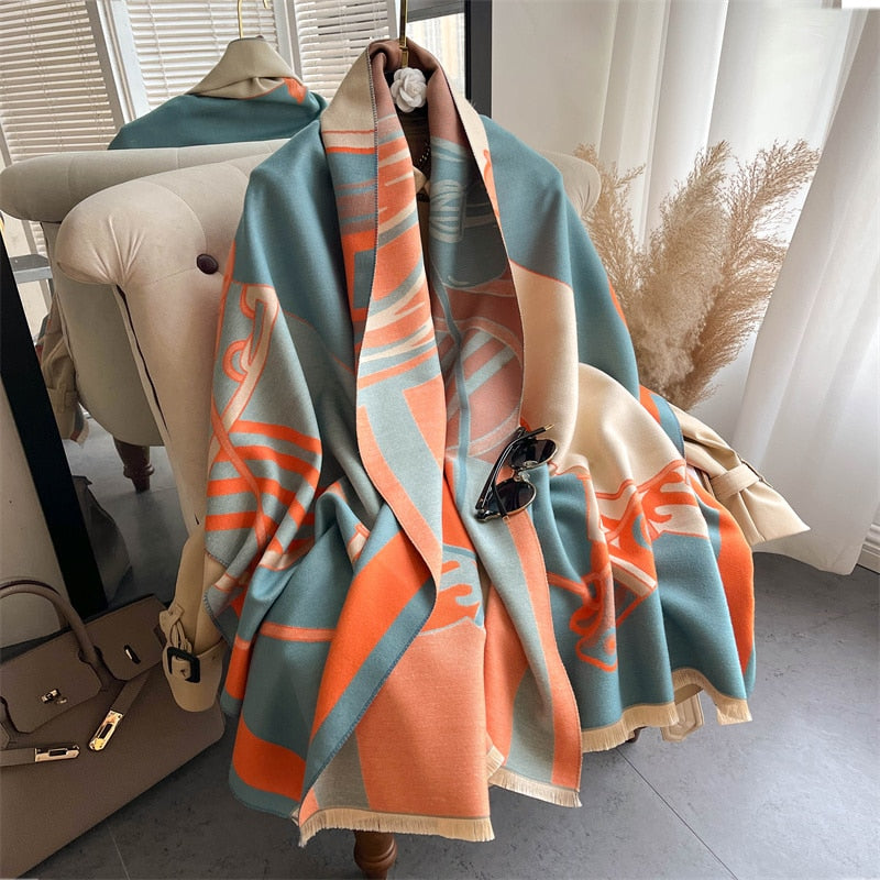 2023 Cashmere Winter Scarf for Women Luxury - Orchid Unique