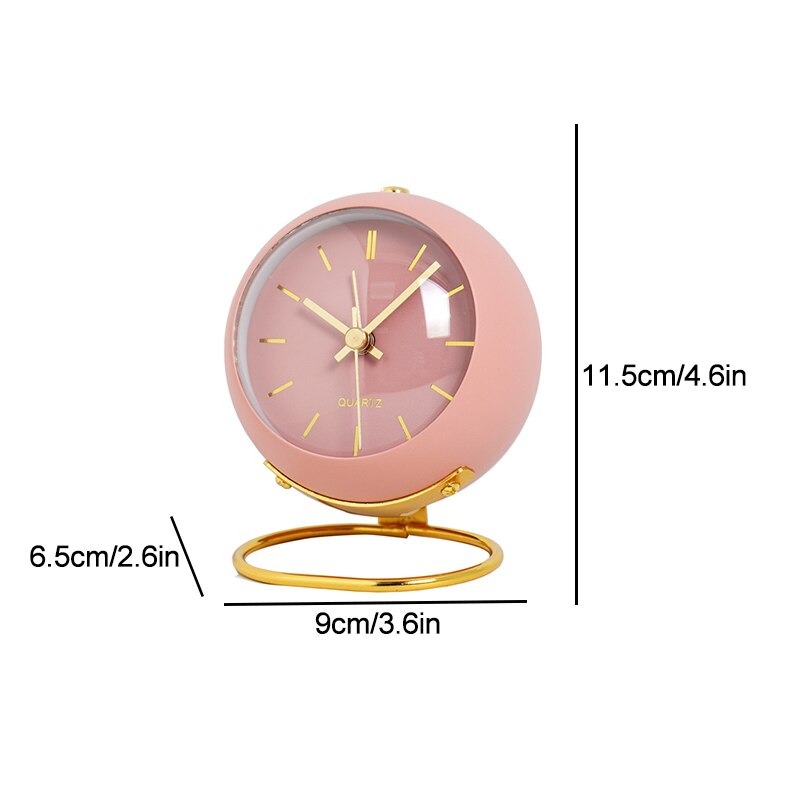 Vintage Desk Clock - Orchid Unique