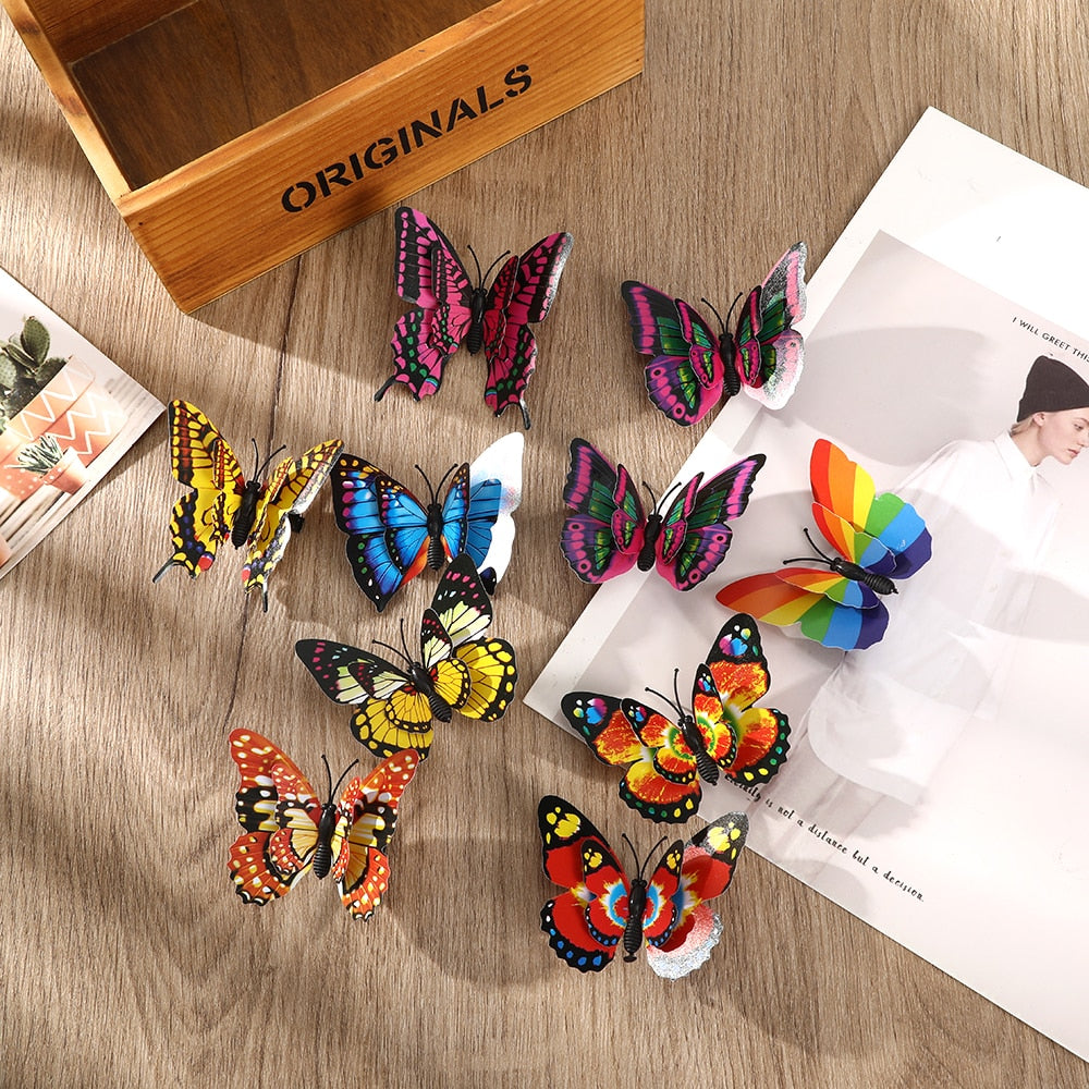 Haimeikang Handmade Blue Butterfly Headband Big Ladies Costume Hair Accessories Show Ladies Tea Show Hairband Headpieces - Orchid Unique