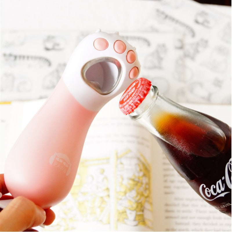 Cat Paw Bottle Beer Opener - Orchid Unique