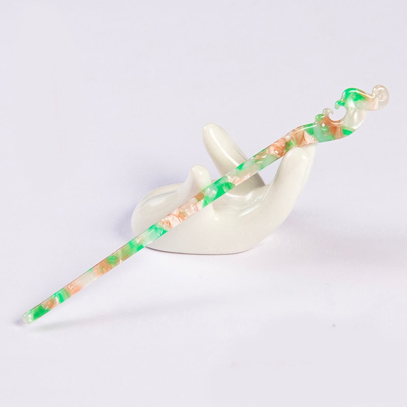 Acetate Hairpins - Orchid Unique