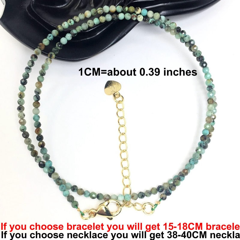 Faceted Gemstones beads Bracelet - Orchid Unique