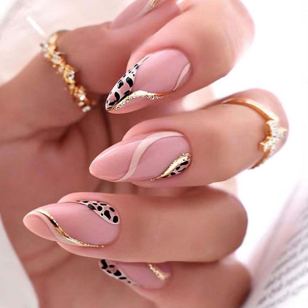 Cloud Pattern Design False Nails - Orchid Unique