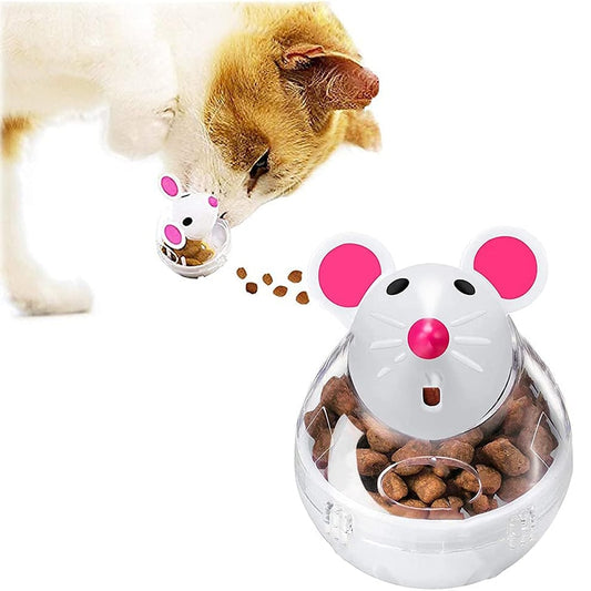 Interactive Cat Food Feeder - Orchid Unique
