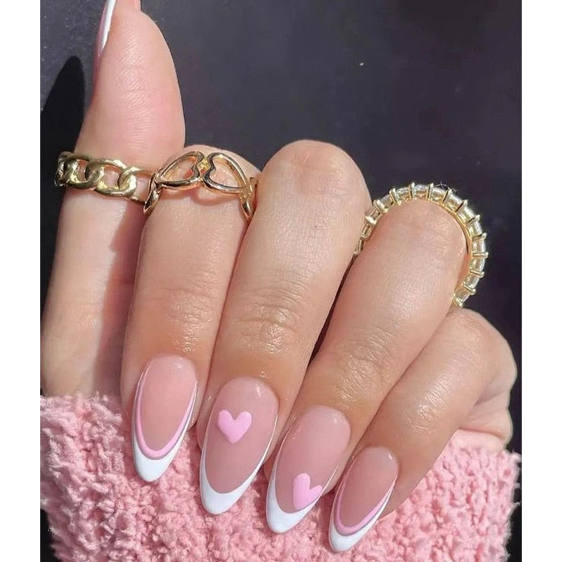 Charming Detachable Finished Fingernails - Orchid Unique