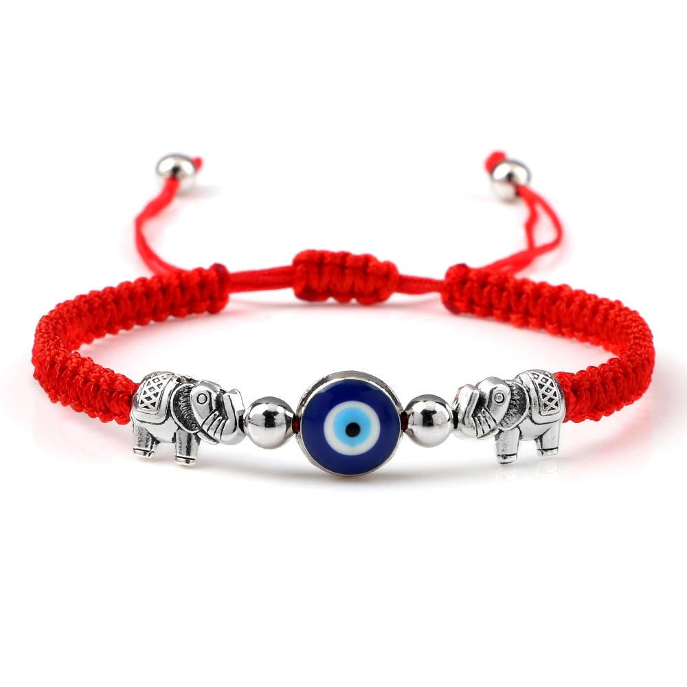 Evil Eye Braided Bracelet - Orchid Unique