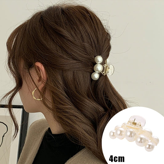 Pearl Hair Claw Set Clip - Orchid Unique