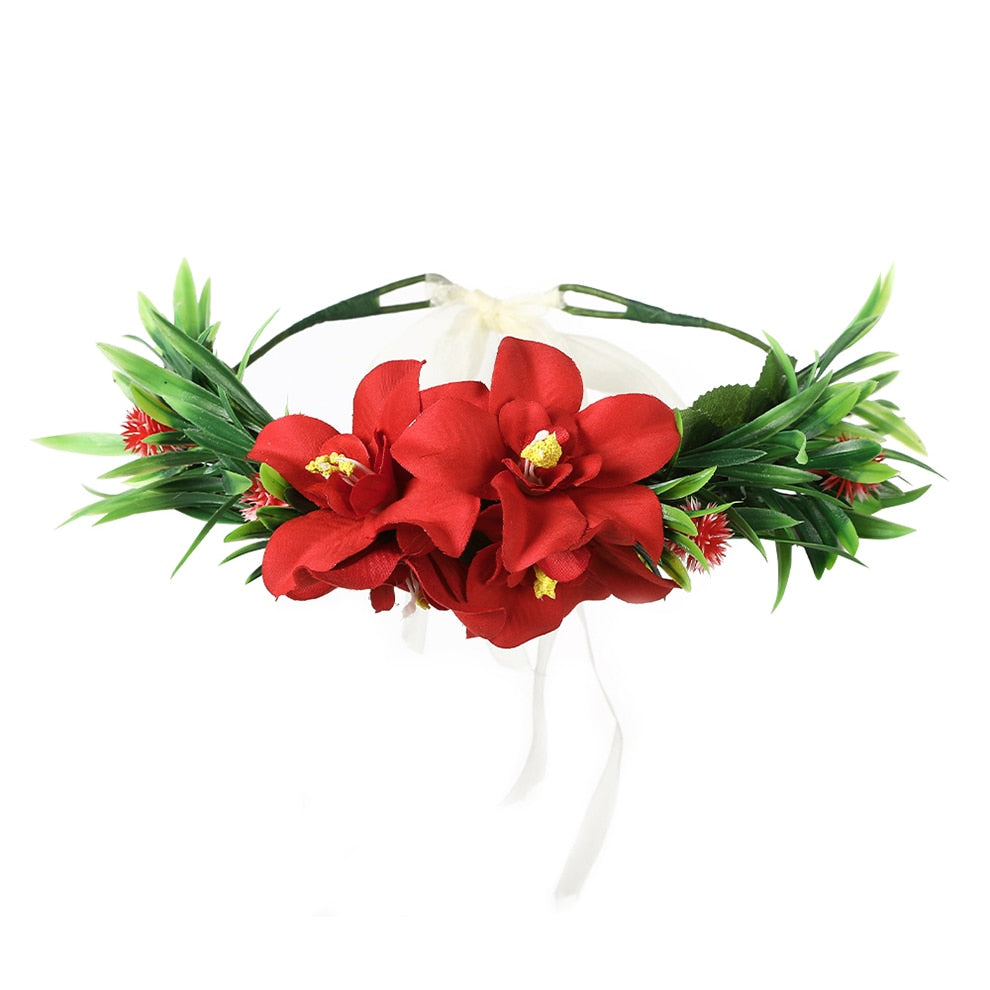 Molans Spring Bohemian Flower Crowns - Orchid Unique