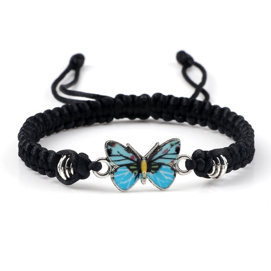 Handmade Braided String Bracelet - Orchid Unique