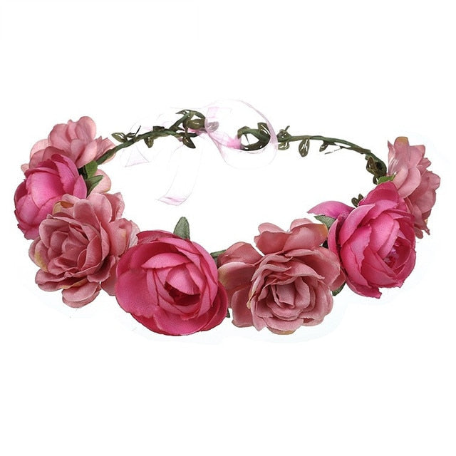 Spring Bohemian Pearl Crowns - Orchid Unique