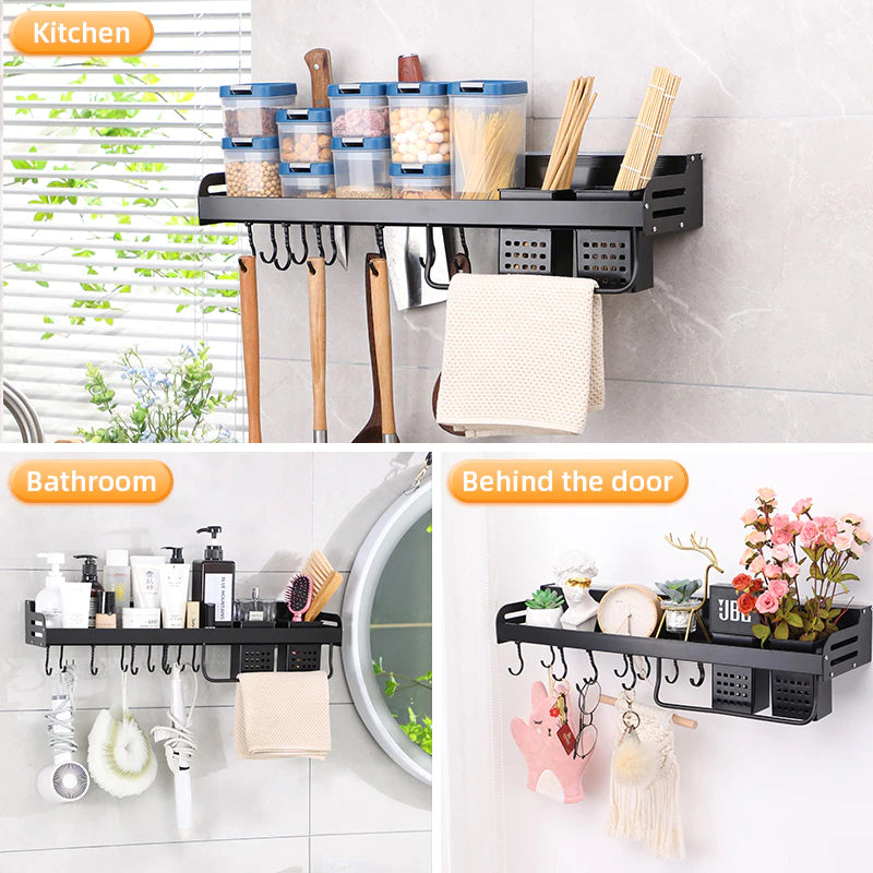 Multipurpose Kitchen Rack Wall - Orchid Unique