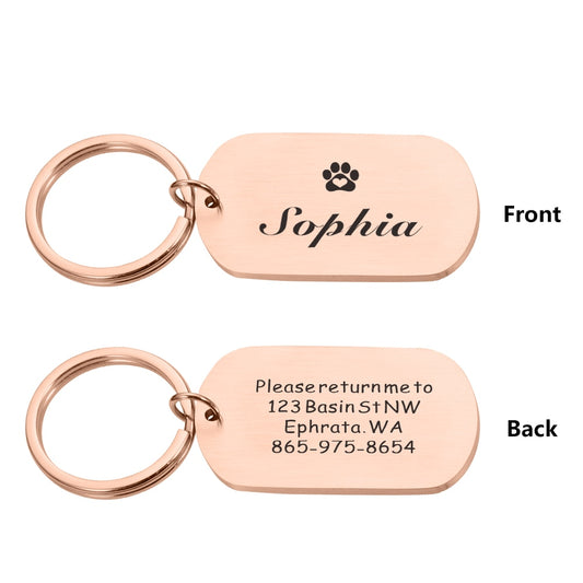 Customizable Dog Medal - Orchid Unique