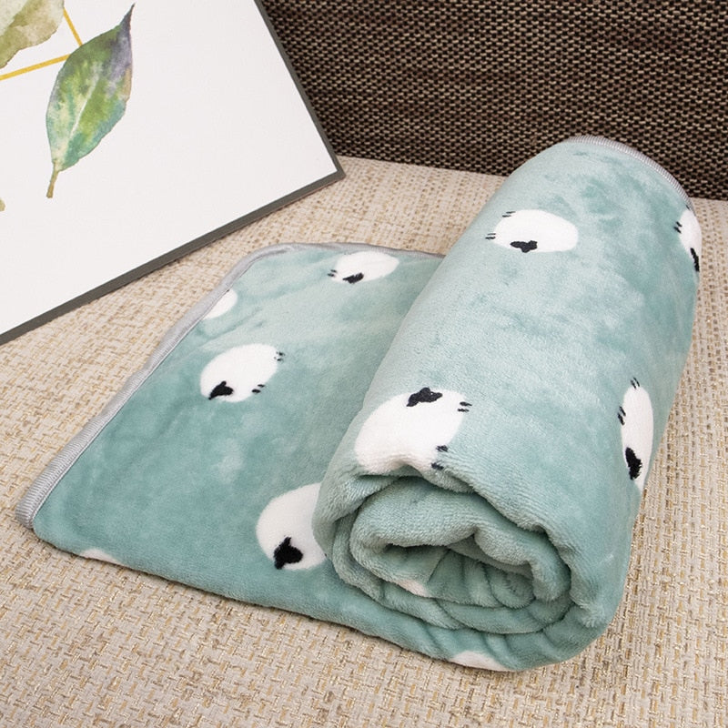 Soft flannel dogs and cats blanket - Orchid Unique