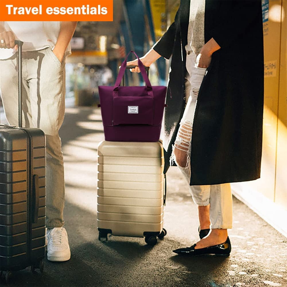 Waterproof Tote Multifunctional Travel Luggage - Orchid Unique